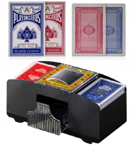 KARTY DO GRY DWIE TALIE + TASOWARKA DO KART