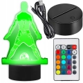 Lampka nocna dla dziecka piłkarz lampka piłkarska niebieska