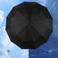 PARASOL WIATROSZCZELNY SKŁADANY PARASOLKA MĘSKA DAMSKA 12 RAMION POKROWIEC