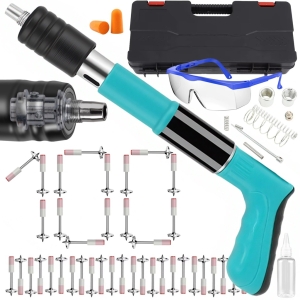 Gwoździarka ręczna do betonu stali drewna z regulacją + gratis 100 gwoździ