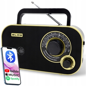 RADIO ANALOGOWE PRZENOŚNE KUCHENNE SIECIOWO-BATERYJNE FM AM BLUETOOTH