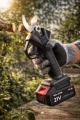Sekator akumulatorowy Blow 500 W zasilanie 21 V maks. grubość cięcia 28 mm
