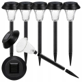 Zestaw Lamp Lampy Ogrodowe Solarne Wbijane Wodoodporne 41cm Zewnętrzne 6szt