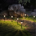 Zestaw Lamp Lampy Ogrodowe Solarne Wbijane Wodoodporne 41cm Zewnętrzne 6szt