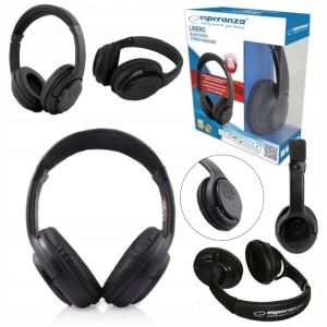 Słuchawki bezprzewodowe nauszne Bluetooth 3.0 mikrofon Esperanza