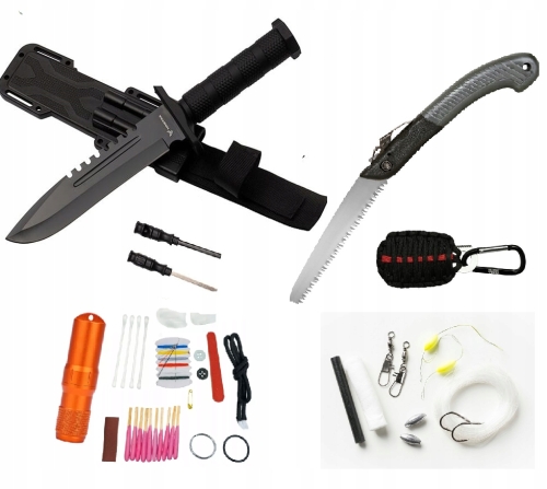 ZESTAW PRZETRWANIA ZESTAW SURVIVALOWY BIWAKOWY