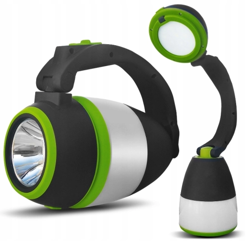 Lampka nocna biurkowa turystyczna kempingowa 3w1