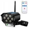 Atrapa kamery Lampa solarna czujnik ruchu 2w1