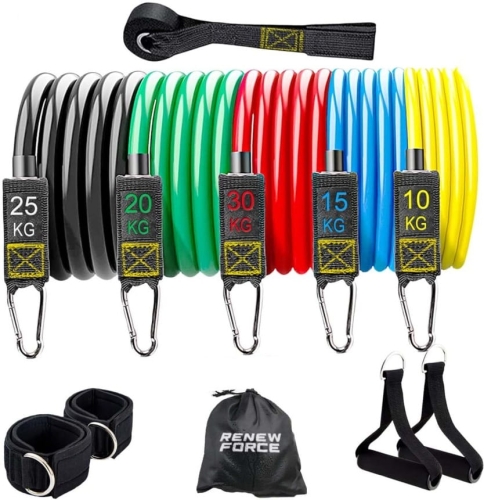 Zestaw 5 gum Gumy do Ćwiczeń Fitness Treningowe Guma Taśma 