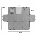 Mata Samochodowa dla Psa Ochronna Pokrowiec Ochronny do Auta na Siedzenie
