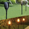 Lampa Solarna Pochodnia LED Efekt Płomień Ogień Płomienia Ogrodowa 8 szt