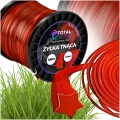 ŻYŁKA TNĄCA GWIAZDA DO GŁOWIC PODKASZARKI KOSY KOS TRAWY MOCNA 2,0mm 100m