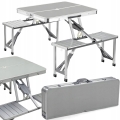 Składany Stolik Stół Turystyczny Kempingowy Zestaw turystyczny podróżny