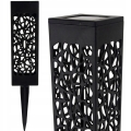 LAMPA SOLARNA OGRODOWA WBIJANA LED SŁUPEK LAMPION HALOGEN 6SZT. 29CM