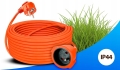 PRZEDŁUŻACZ KABEL OGRODOWY DO KOSIARKI 10M BUDOWLANY GRUBY SZNUR 3x2,5mm